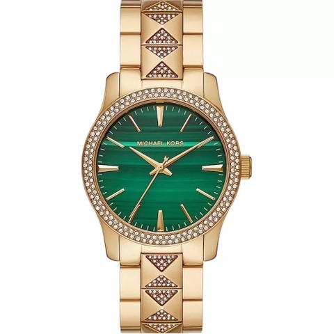 Michael Kors Runway |Nữ Giới |Mặt Xanh Lá |Dây Kim Loại Vàng Gold |Máy Pin (Quartz) |Size 38mm