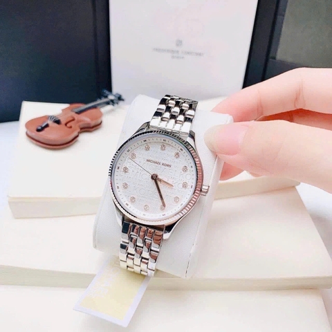 Michael Kors Lexington |Nữ Giới |Mặt Trắng |Dây Kim Loại Silver |Máy Pin (Quartz) |Size 36mm