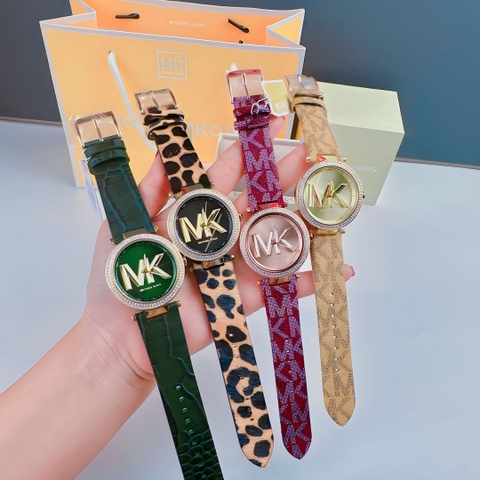 Michael Kors Parker |Nữ Giới |Vàng Gold |Dây Da Nâu |Máy Pin (Quartz) |Size 39mm