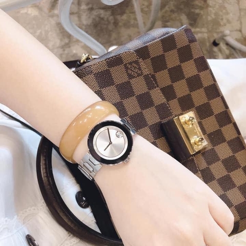 Movado Bold Mid-size |Nữ giới |Mặt Trắng |Dây Kim Loại Silver |Máy Pin (Quartz) |Size 32mm