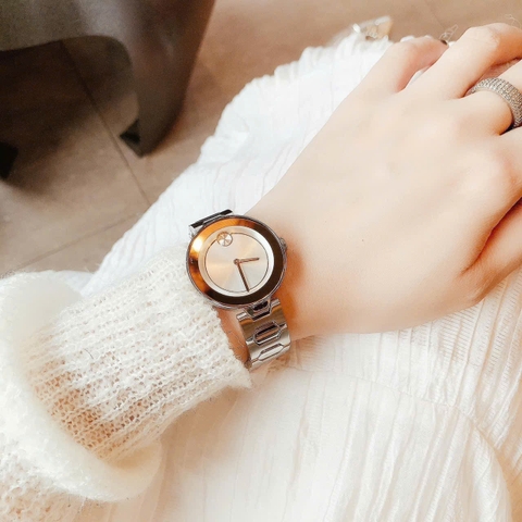 Movado Bold Mid-size |Nữ giới |Mặt Trắng |Dây Kim Loại Silver |Máy Pin (Quartz) |Size 32mm