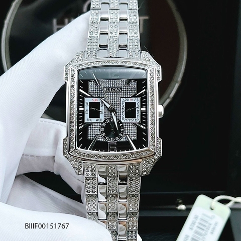 Bulova Octava |Nam Giới |Mặt Chữ Nhật |Vỏ Titanium Custom |Máy Pin (Quartz) |Size 36x42mm