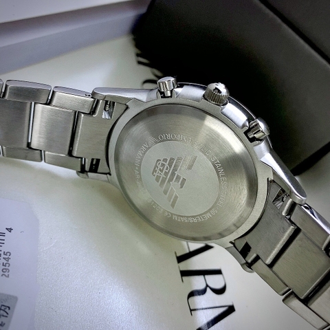 Emporio Armani Mặt Tròn |Mặt Trắng |Nam Giới |Dây Kim Loại |Máy Pin (Quartz) |Size 42mm