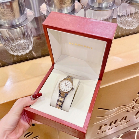 Burberry The Classic Round |Nữ Giới |Dây Kim Loại Demi Vàng Gold |Máy Pin (Quartz) |Size 32mm