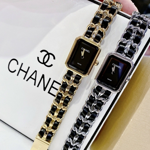 Chanel Premiere Chain |Nữ Giới |Dây Kim Loại |Mặt Chữ Nhật |Máy Pin (Quartz) |Size 20x26mm