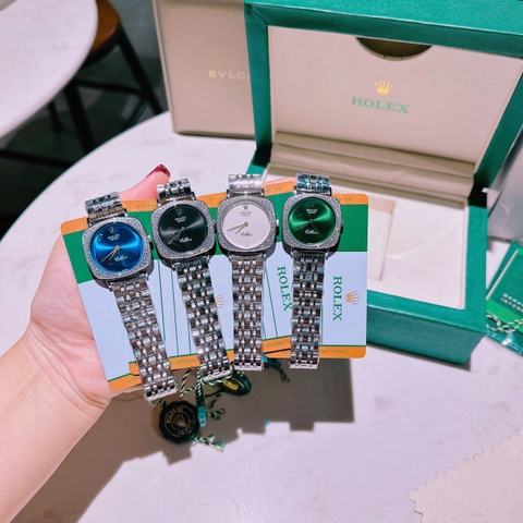 Rolex Cellini |Nữ Giới |Mặt Vuông |Xanh Dương |Dây Kim Loại |Máy Pin (Máy Quartz) |Size 33mm