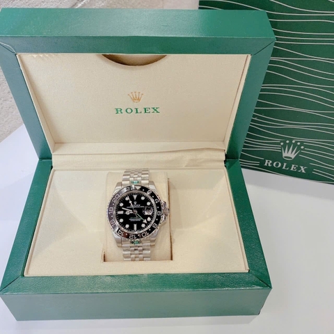 Rolex GMT Master II |Nam Giới |Niềng Đen |Dây Kim Loại Silver |Máy Cơ (Automatic) |Size 40mm
