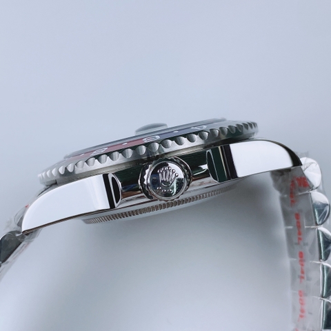 Rolex GMT Master II |Nam Giới |Niềng Xám Đen |Dây Kim Loại Silver |Máy Cơ (Automatic) |Size 40mm