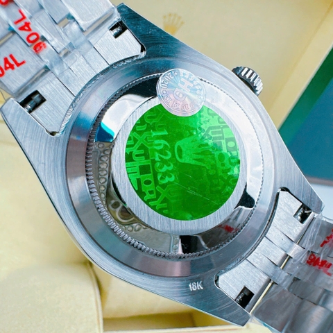 Rolex Niềng Khía |Nam Giới |Mặt Trắng |Dây Kim Loại Silver |Máy Cơ (Automatic) |Size 41mm