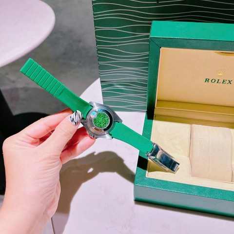Rolex Yacht Master |Nam Giới |Dây Cao Su Xanh Lá |Máy Cơ (Automatic) |Size 41mm