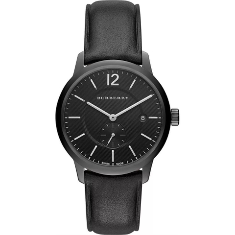 Burberry Classic Round |Nam Giới |Mặt Tròn (Đen) |Dây Da |Máy Pin (Quartz) |Size 40mm