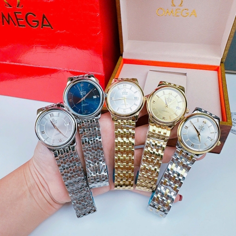 Omega Deville |Nam giới |Mặt Trắng |Dây Kim Loại |Demi Vàng |Máy Cơ (Automatic) |Size 40mm