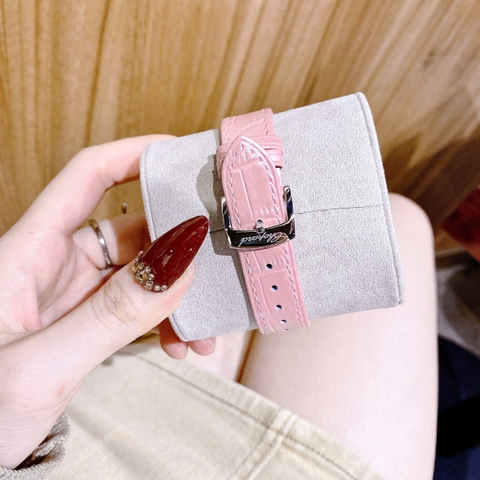 Chopard Happy Sport |Nữ Giới |Mặt Xà Cừ |Dây Da Màu Hồng |Máy Pin (Quartz) |Size 34mm