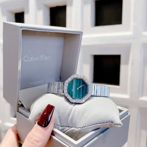 Chopard L'Heure Du Diamant Octoagonal |Nữ Giới |Mặt Xà Cừ Xanh Rêu |Dây Kim Loại |Máy Pin (Quartz) |Size 32mm