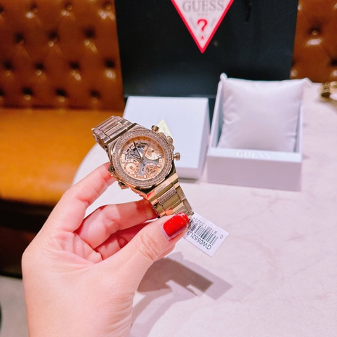 Guess Fusion |Nữ Giới |Đính Đá |Dây Kim Loại Rose Gold |Máy Pin (Quartz) |Size 36mm