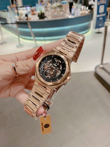 Daniel Gorman Rose Gold |Nam Giới |Dây Kim Loại |Máy Cơ (Automatic) |Mặt Tròn |Size-44mm