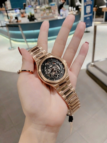 Daniel Gorman Rose Gold |Nam Giới |Dây Kim Loại |Máy Cơ (Automatic) |Mặt Tròn |Size-44mm