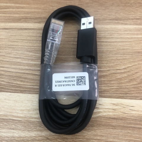 Cáp Máy Quét Mã Vạch Datalogic CAB-438 USB to RJ50 10 Pin dài 1.8M dùng cho Datalogic GD4132 GD4590-BK PD9531 PD9330 QD2130-BK QW2100
