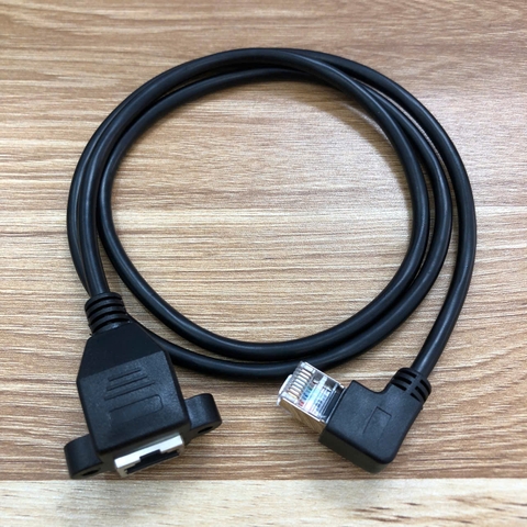 Cáp mạng LAN RJ45 đầu bắt vít nối dài 1M dùng cho máy tính PC, máy tính công nghiệp, máy đồng bộ