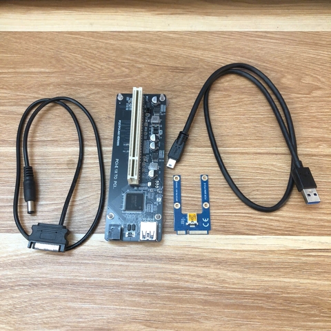 Card PCIE Riser MPCE1PE-NO1 VER006 PCI-E 1x to PCI 16x PCE1PCI-A03 VER006S Power DC Sata