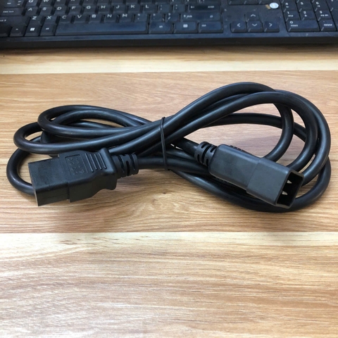 Dây nguồn Cisco Systems 37-180601 I-SHENG IS-16 C19 to IS-018 C20 16A 250V 3x2.08mm 14AWG dài 2.5M for máy chủ , PDU , UPS