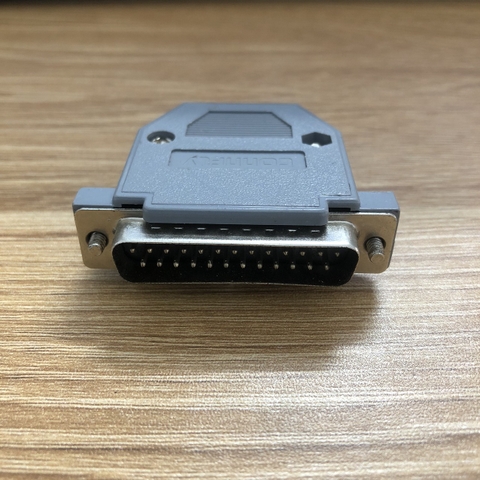 Vỏ Ốp Nhựa Bắt Vít Rắc Hàn DS1033-25MUNSiSS Connfly D-Sub DB25 25 Pin Male 2 hàng chân Serial ...