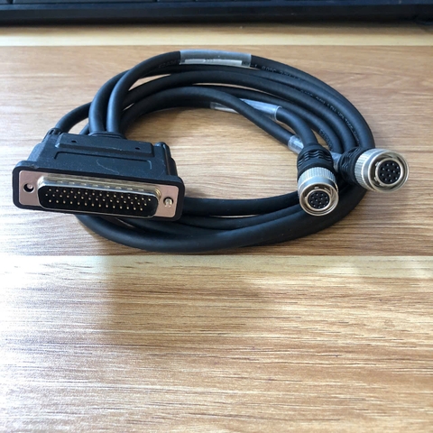 Cáp Camera Single AA#2 Cable D-SUB DB44 Pin Male to 2 Port Hirose 12 Pin Female HR10A-10P-12S(73) dài 1.2M dùng cho CCD Machine Vision Camera