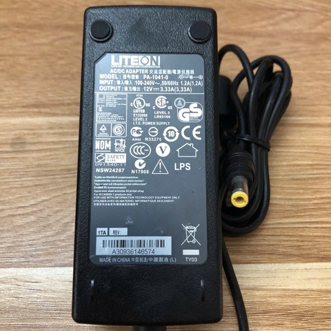 Chuyển nguồn Adapter Original HP LITEON PA-1041-0 587953-001 12V 3.33A 40W dây DC 5.5mm x 2.5mm