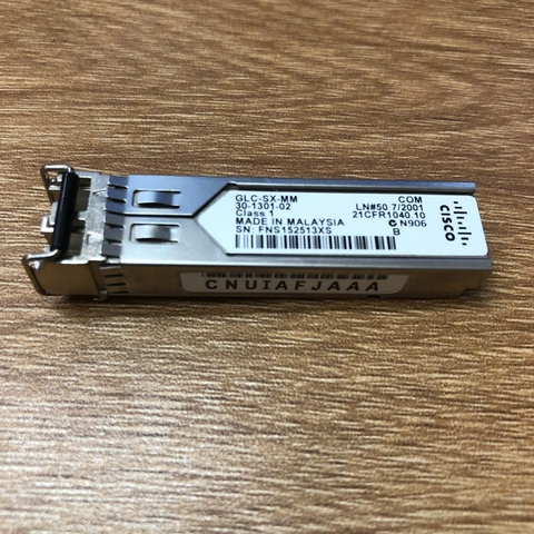 Module SFP Cisco GLC-SX-MM 30-1301-20 Class 1 CNUIAFJAAA Compatible 1000BASE-SX SFP 850nm 550m