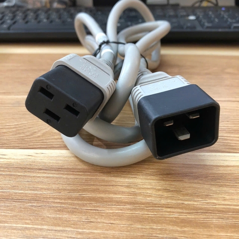 Dây nguồn HP 242867-005 Longwell LS-19 C19 to LS-20 C20 16A 250V 3x2.08mm 14AWG dài 2M for máy chủ , PDU , UPS