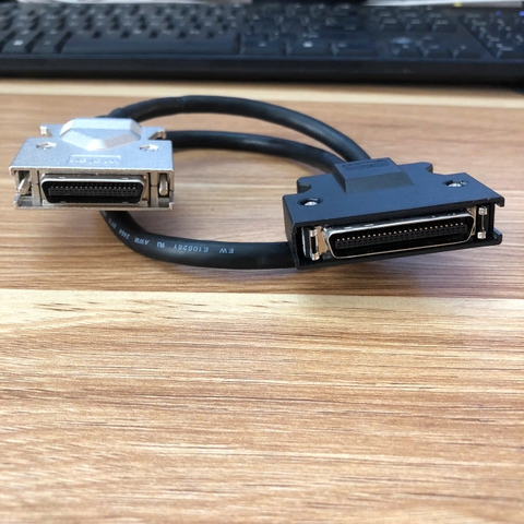 Cáp điều khiển E106261 CSA 218809 AWM 3M 10350 SCSI MDR 50 Pin Male to MDR Molex 36 Pin Male dài 0.5M