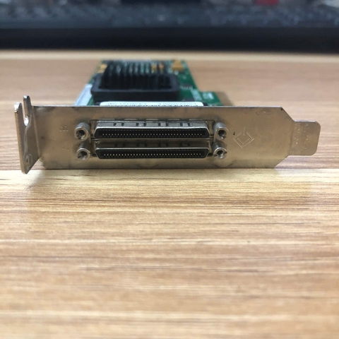 Card Sun Dual Channel Ultra320 SCSI PCIe x4 Controller LSI22320SLE L3-00121-04F 375-3357-05 240-4904-01 2 x SCSI 68-pin VHDCI Connector