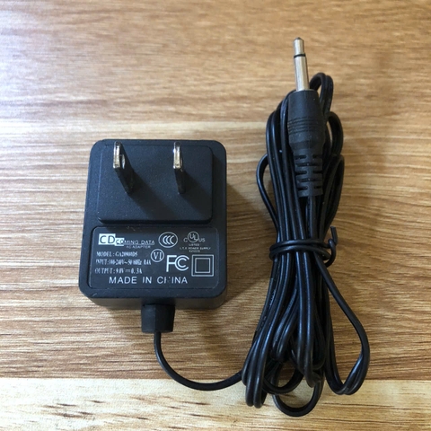 Chuyển nguồn Adapter CD Coming Data GA20900D5 9V 0.3A Power Supply Transformer dây DC Audio 3.5mm 2 Pole dài 1.5M