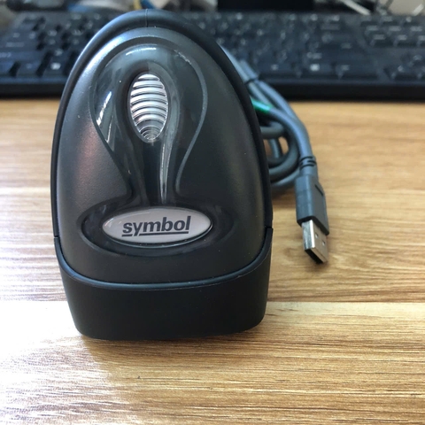 Máy Quét mã vạch Zebra Symbol LS2208-SR20007R-UR Barcode scanner Cable CBA-U01-S07ZAR USB to RJ45 RJ50 10 Pin dài 1.8M