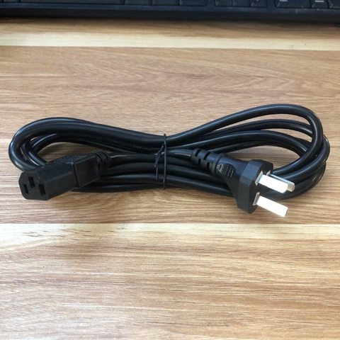 Dây nguồn LINETEK PC323M 6003-0935 Chuẩn Úc AU 3 chân chéo sang IEC C13 10A 250V 3X1.0mm dài 2.5M for máy tính xách tay, máy tính PC, máy In, Máy công nghiệp