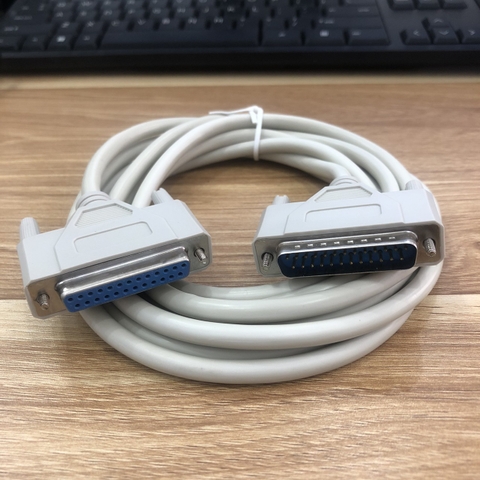 Cáp ILDA Đèn Chiếu Laser, Cáp X-Laser ILDA Laser D-Sub DB25 Chân LPT Parallel 1284 2 Hàng Âm Dương Chuẩn Song Song Length 3M