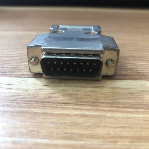 Đầu nối cáp DDK 17J-15 Jack Metal Connector DB15 Male 2 Rows 15 Pin Serial Port Socket D-Sub Connector For Servo Encoder, Medical Máy X-quang