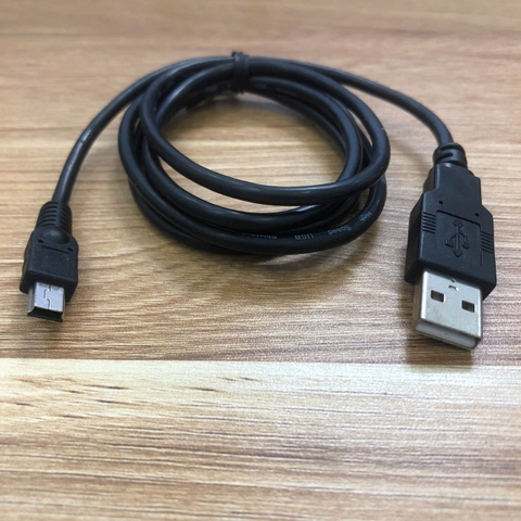 Cáp chuyển đổi truyền thông PLC Mitsubishi FX-USB-AW Cable USB Type A to Mini B dài 1.5M