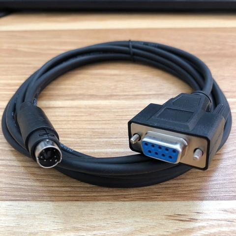 Cáp Lập Trình EMERSON A6910 Cable RS232 Com DB9 Female to Mini Din MD6 Pin Male dài 1.8M for EPRO MMS 6312 , MMS 6210 , MMS 6220 , MMS 6410 đến máy tính
