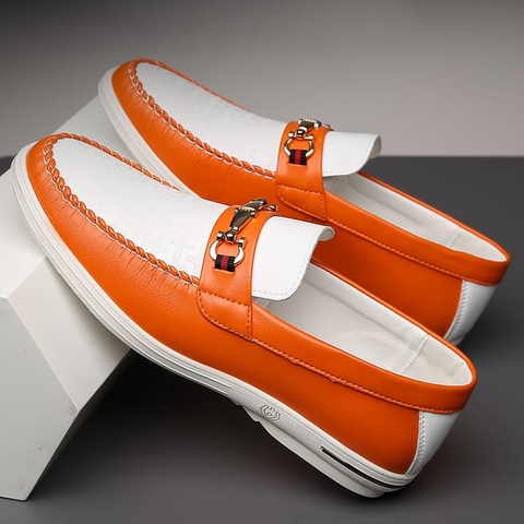 Giầy lười nam da bò