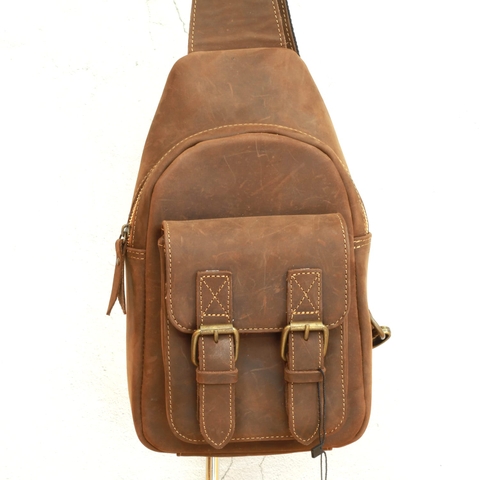 Túi đeo chéo nam BS001 - Nâu