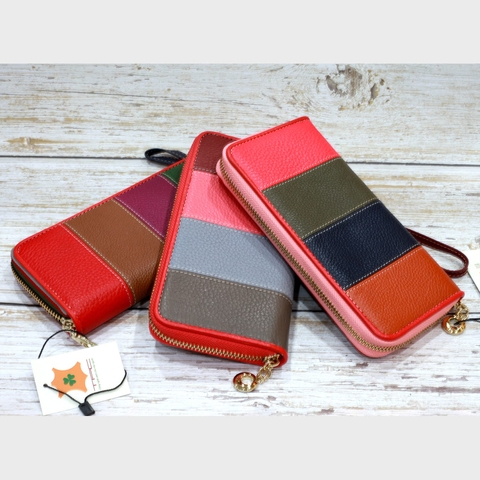 Ví dài da bò Nữ F002