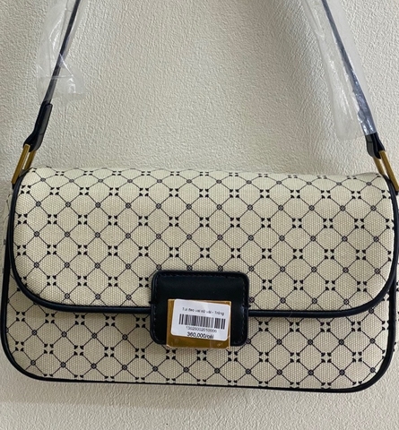 Túi đeo vai nữ vải - Trắng