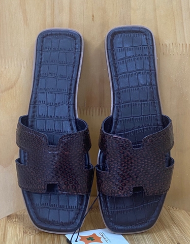Dép lê nữ da rắn 0001 - 38