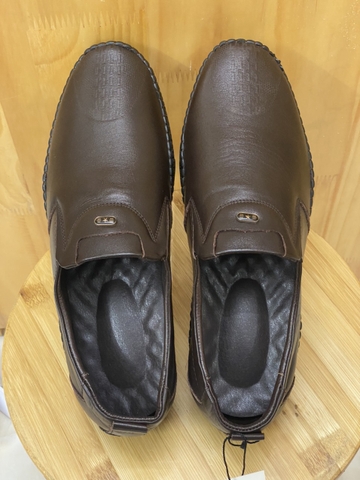 Giầy nam da bò 10004 - Nâu