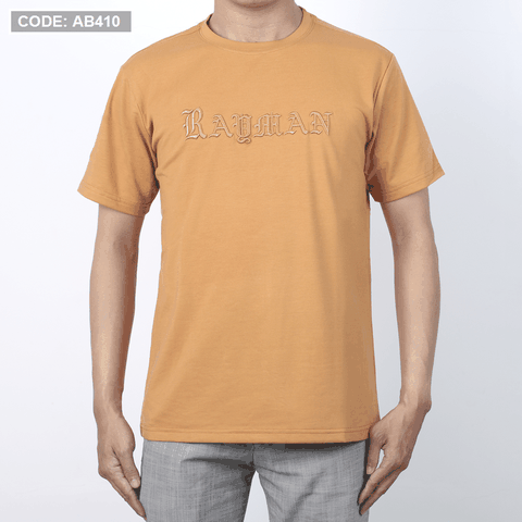 Áo thun nam thêu cotton 4 chiều