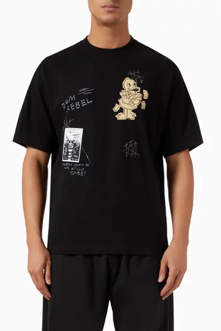 Áo thun in hình vải thun cotton 2 chiều 250gsm