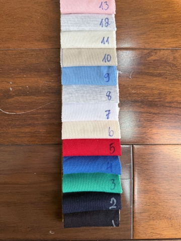 Bảng màu vải vảy cá Tici