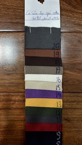 Bảng màu vải cá sấu lục giác cotton