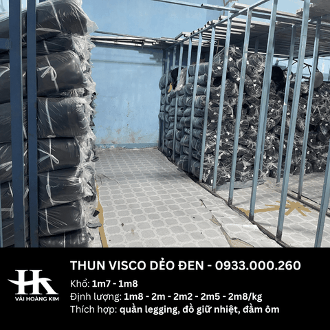 Kho sỉ vải thun visco dẻo dào